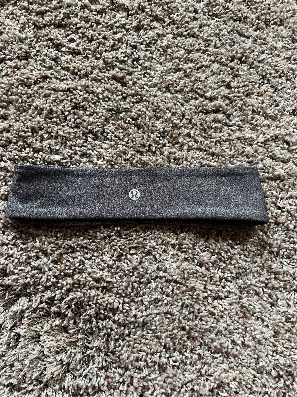 lululemon athletica Black Reflective Logo Headband